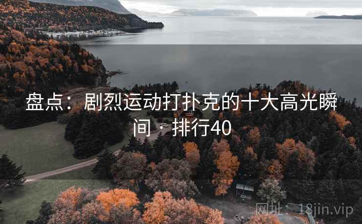 盘点：剧烈运动打扑克的十大高光瞬间 · 排行40