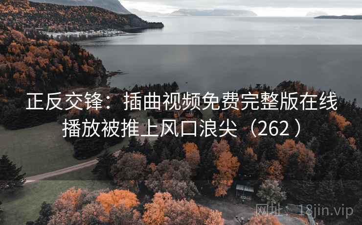 正反交锋:插曲视频免费完整版在线播放被推上风口浪尖(262 )